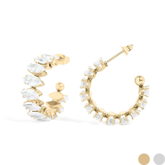 Solène Hoops 18K Gold