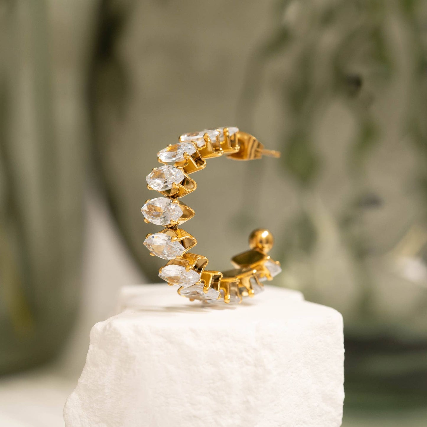 Solène Hoops 18K Gold