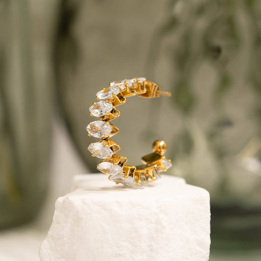 Solène Hoops 18K Gold